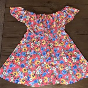 Size small off the shoulder floral dress